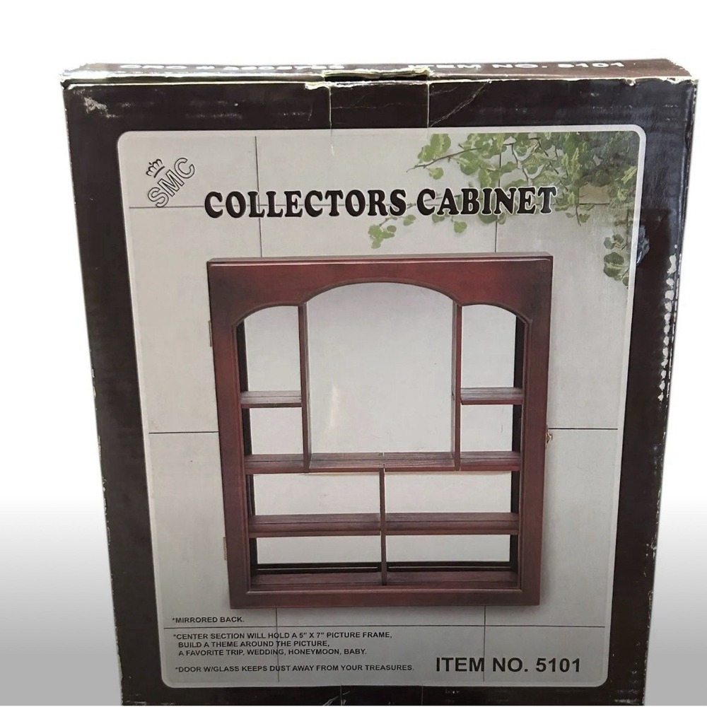 SMC Collectors Cabinet Cherry Item No. 5101 New In box